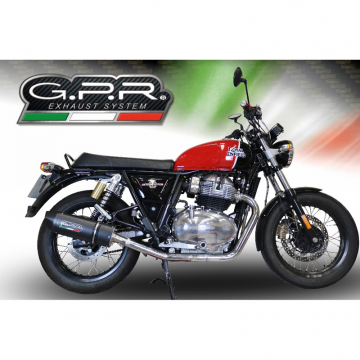 view GPR E4.ROY.6.FNE4 Furore Evo4 Nero Exhausts Royal Enfield Interceptor 650 (2019-)