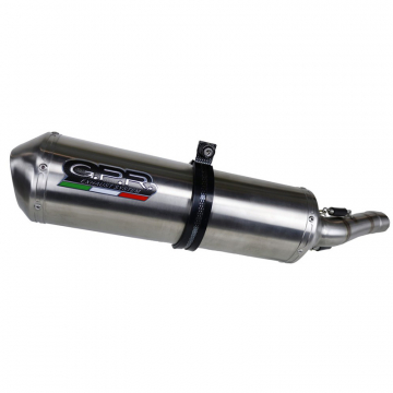 view GPR BE.19.SAT Satinox Slip-on Exhaust for Benelli BN302 (2017-)