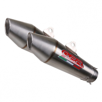 view GPR T.89.VIC Vintacone Slip-on Exhaust for Triumph Street Twin 900 (2015-)
