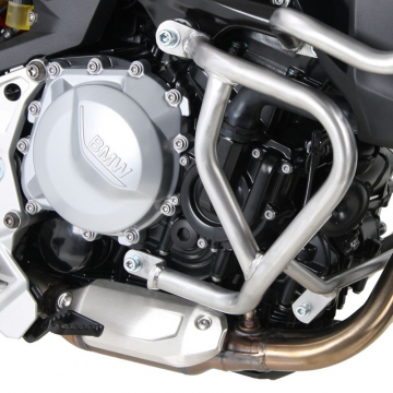 view Hepco & Becker 501.6513 00 22 Engine Guard, Stainless BMW F750GS & F850GS (2019-)