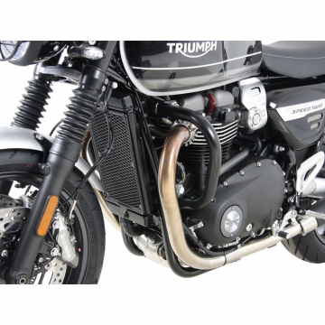 view Hepco & Becker 501.7591 00 02 Engine Guards, Chrome for Triumph Speed Twin (2019-)