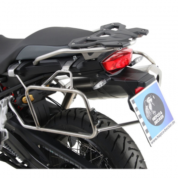 view Hepco & Becker 651.6513 00 22-00-40 Cutout Side Carrier w/ Cases BMW F750 / 850GS (2019-)