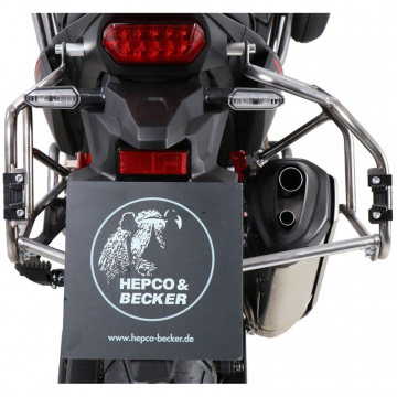 view Hepco & Becker 651.9521 00 22 Cutout Side Carrier for Honda Africa Twin CRF1100L (2019-)