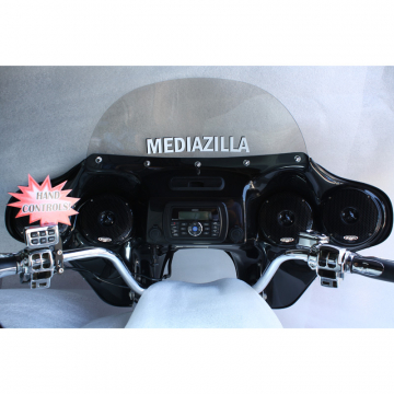 view Hoppe Industries HDF-RK-MZ Mediazilla Fairing for Harley Road King (1994-)