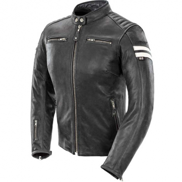 Joe Rocket Classic '92 Ladies Leather Jacket, Black