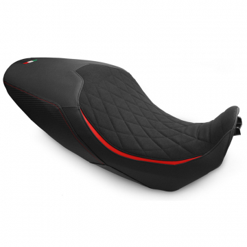 view Luimoto 1503101 Diamond Sport Rider Seat Cover Lowered for Ducati Diavel 1260