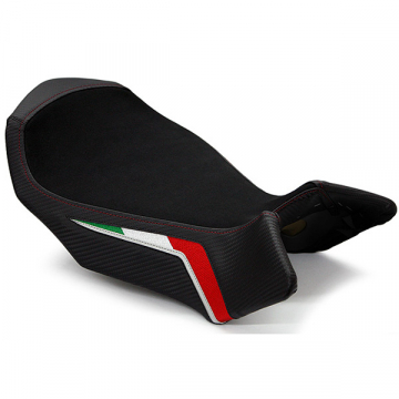 view Luimoto 7041101 Team Italia Suede Seat Cover for MV Agusta Brutale 910R 1078RR