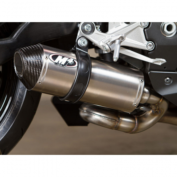 view M4 HO8836 Street Slayer Slip-On Exhaust with Titanium Muffler for Honda CBR1000RR (2008-2016)