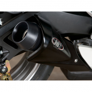 view M4 SU6112-GP Slip-On Exhaust with Black Muffler for Suzuki GSXR600 (2011-)