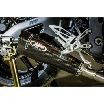 view M4 YA6924 X-model MC36 Slip On Exhaust, Carbon Fiber for Yamaha FZ-10 (2017-)