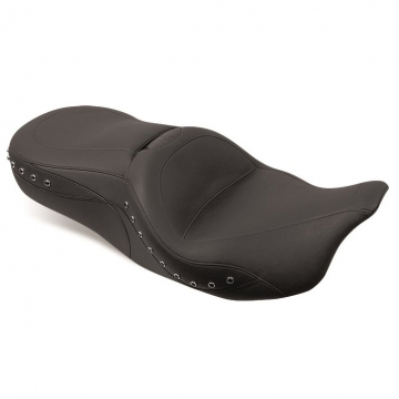 view Mustang 76030 Sport Touring One-piece Studded Seat Harley FLHT/FLTR/FLHX/FLHR '08-'21