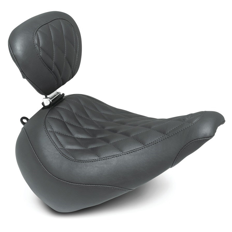 Mustang 83025 Wide Tripper Solo Seat for Harley-Davidson Fat Boy (2018 ...