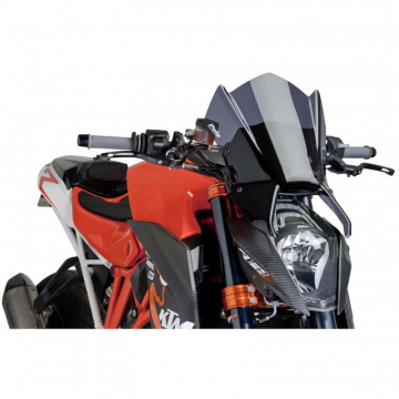 view Puig 7014F Naked New Generation Windshield for KTM 1290 Superduke R (2014-2018)
