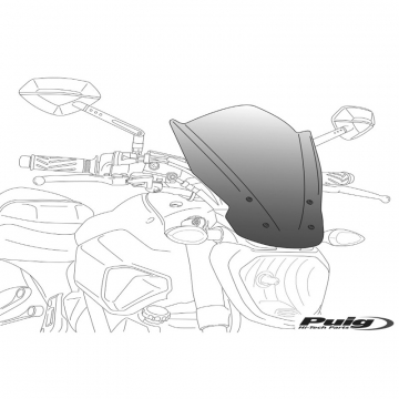 view Puig 9438 Windshield New Generation Touring for Yamaha XV950/R (2014-)