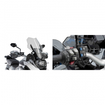 view Puig 9718N Electronic Regulation System for Windshield for BMW R1200GS / R1250GS (2013-)