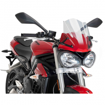 view Puig 9999 Naked New Generation Sport Windshield Triumph Street Triple S (2017-)