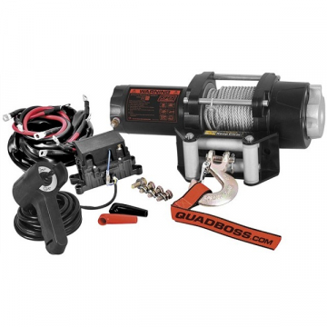 view Quadboss Winch 3500lb With Wire Cable