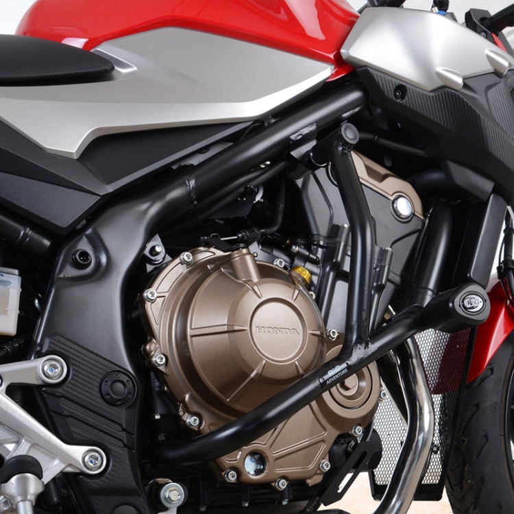 Ru0026G AB0053BK Adventure Bar Crash Bars for Honda CB500F u0026 CB500X (2019-)