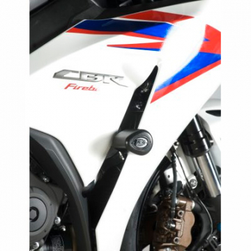 R&G Aero no-cut Frame Sliders for Honda CBR1000RR '12 White
