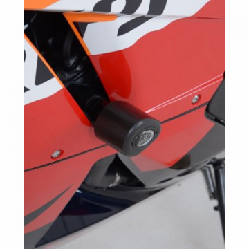 R&G Aero no-cut Frame Sliders for Honda CBR600RR '13-up White