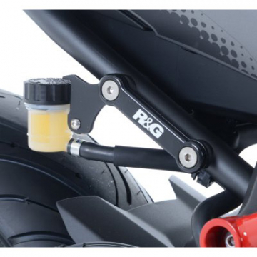 view R&G BLP0032SI Rear Footrest Blanking Plate for Yamaha FZ-07 / MT-07 (2014-)