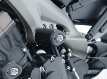 view R&G CP0355.BL Aero Frame Sliders, Mid Mount for Yamaha FZ-09 (2014-current)