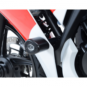 view R&G CP0374BL Aero Style Frame Sliders for Honda CBR300R (2014-current)