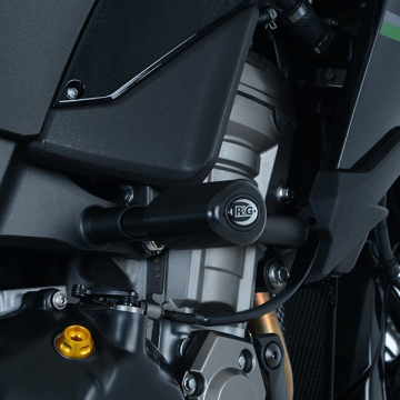 view R&G CP0459BL Aero Style Crash Protectors, Black for Kawasaki Versys 1000 (2019-)