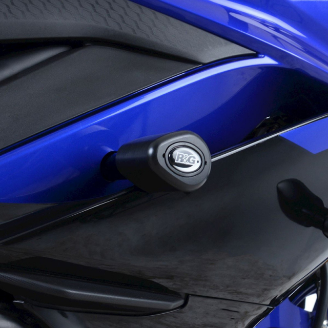 R&G CP0465 Aero Style Front Mount Frame Sliders for Yamaha YZF-R3 (2019-) |  Accessories International