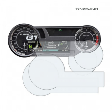 view R&G DSP-BMW-004CL Dashboard Screen Protector for BMW K1600 / GT / GTL (2018-)