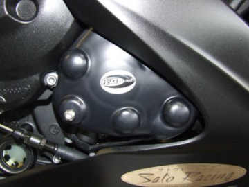 R&G ECC0028BK Right Oil Pump Engine Cover for Yamaha YZF R1, FZ8, FZ1 Faired / Naked