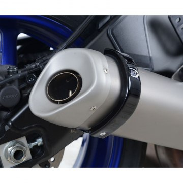 view R&G EP0033BK Exhaust Protector for Yamaha YZF-R6 '17-'20 & BMW S1000XR '20-