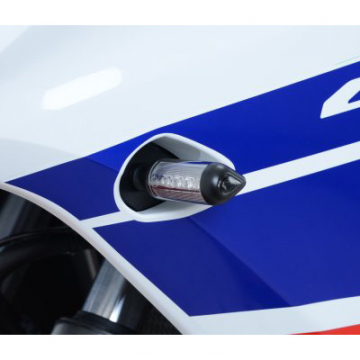 view R&G FAP0009BK Front Indicator Adapter Kit for Honda CBR300R (2014-)
