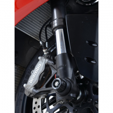 view R&G FP0171BK Front Axle Sliders for Ducati Panigale models