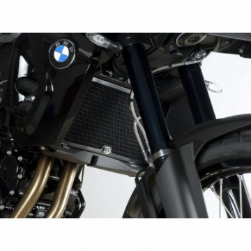 R&G Radiator Guard Black for BMW F800GS '08-up