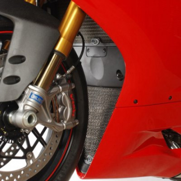 view R&G Radiator Guard Black for Ducati 1199 Panigale