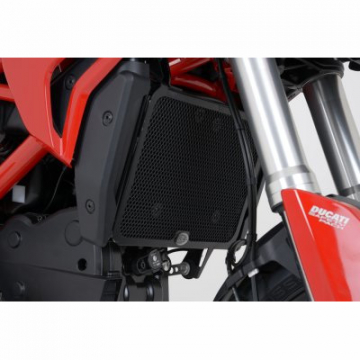 R&G Radiator Guard Black for Ducati Hypermotard 820