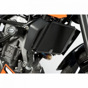 R&G Radiator Guard Orange for KTM 125 / 200 / 390 Duke