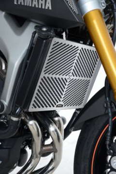 view R&G SRG0020.SS Stainless Steel Radiator Guard for Yamaha FZ-09 (2014-current)