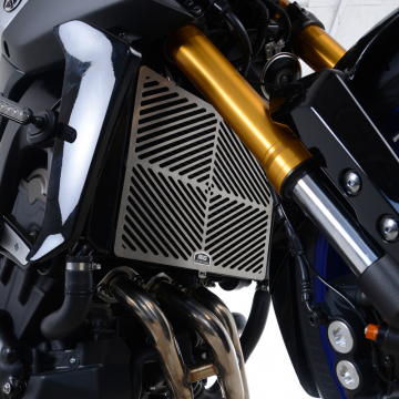 view R&G SRG0060SS Stainless Steel Radiator Guard for Yamaha MT-09 (2018-) & FZ-09 (2017)