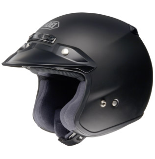 view Shoei RJ-Platinum R Open Face Helmet Matte Black