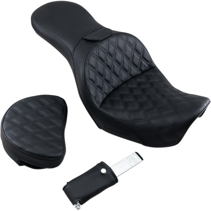 Saddlemen 806-04-030LS Explorer LS™ Seat w/ Backrest Harley FXD