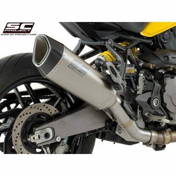 view SC-Project D25-91 SC1-R Slip-on Exhaust for Ducati Monster 821 (2018-)