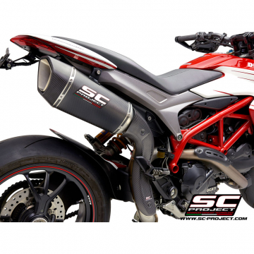 view SC-Project D27-H90 SC1-R Slip-on Exhaust for Ducati Hypermotard 939 (2016-)