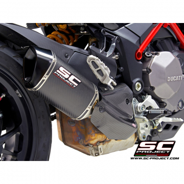 view SC-Project D30-110C MTR Slip-on Exhaust for Ducati Multistrada 1260 (2018-)