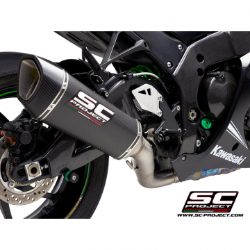 view SC-Project K22-DET91 SC1-R Slip-on Exhaust for Kawasaki Ninja ZX-10R (2016-)