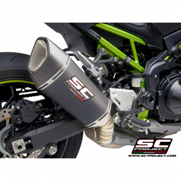 view SC-Project K34-90 SC1-R Slip-on Exhaust for Kawasaki Z900 (2020-)