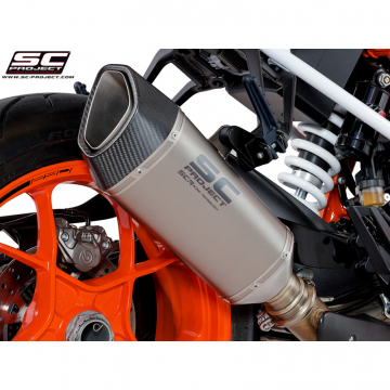 view SC-Project KTM10-90 SC1-R Slip-on Exhaust for KTM Super Duke R 1290 '14-'19