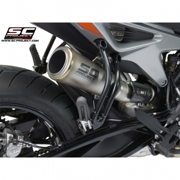 view SC-Project KTM12-43T S1-GP Slip-on Exhaust for KTM 790 Duke (2018-)