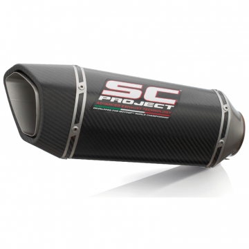 view SC-Project KTM15-91 SC1-R Slip-on Exhaust for Ducati 790/890 Adventure (2019-)